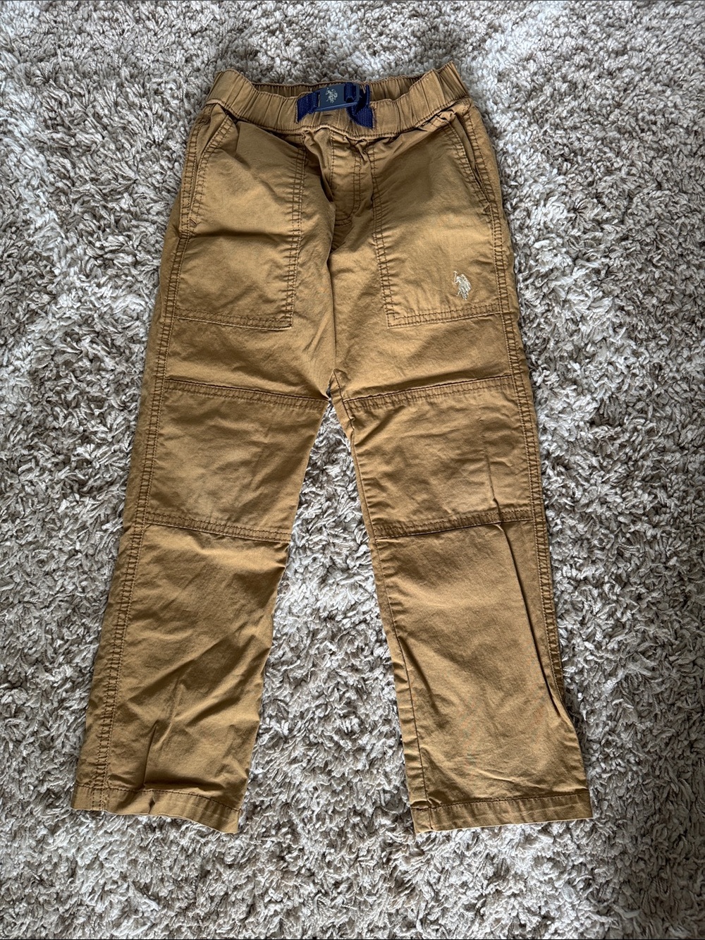 Boy’s Polo by Ralph Lauren Tan Chinos